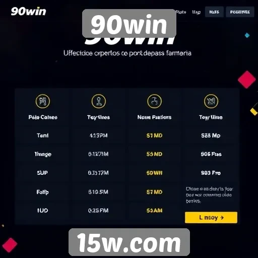 Novas funcionalidades do site 90win em destaque