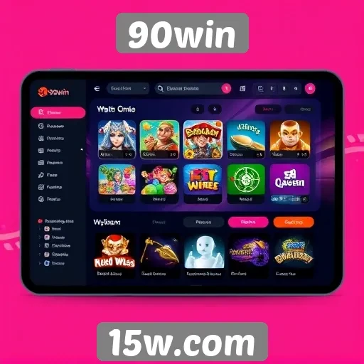 Análise da interface do usuário no 90win