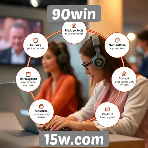 Funções de suporte ao cliente do site 90win
