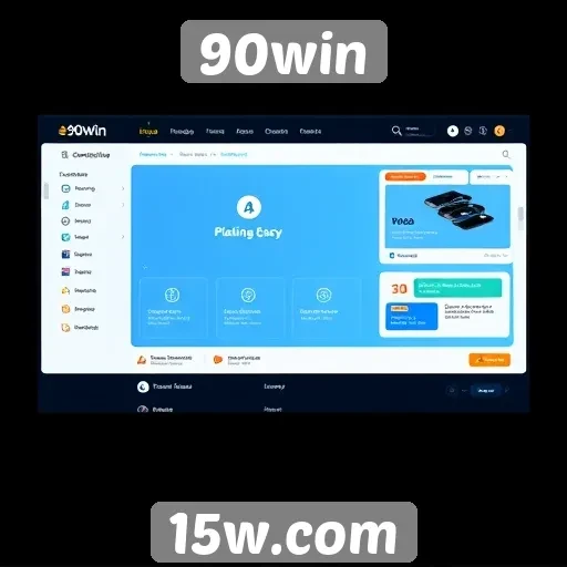 Análise da interface do usuário do site 90win